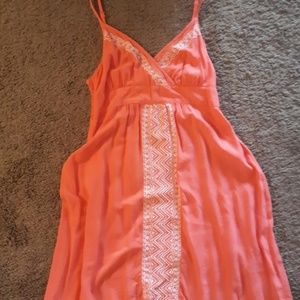 Coral dress